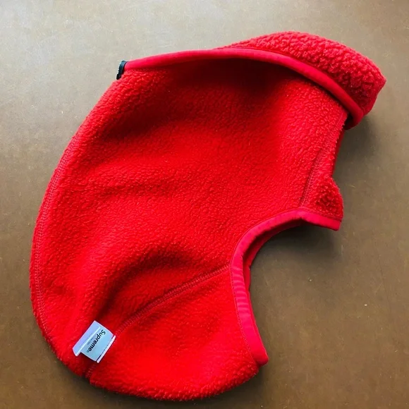 RARE SUPREME POLARTEC SKI MASK RED/WHITE - Picture 5 of 7